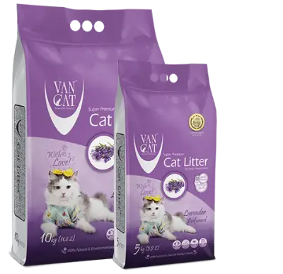 Van Cat Lavanta Kokulu Kedi Kumu İnce Taneli 10 LT - 1